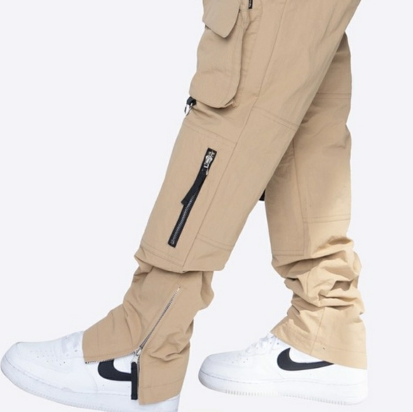 Khaki C4 Cargo Pants - Picture 2 of 4
